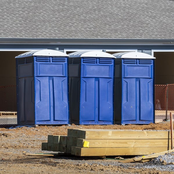 is there a specific order in which to place multiple portable restrooms in Roebling New Jersey